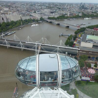 London - Blick vom London Eye