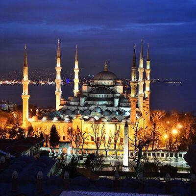 Istanbul - Blaue Moschee (Sultan-Ahmed-Moschee)