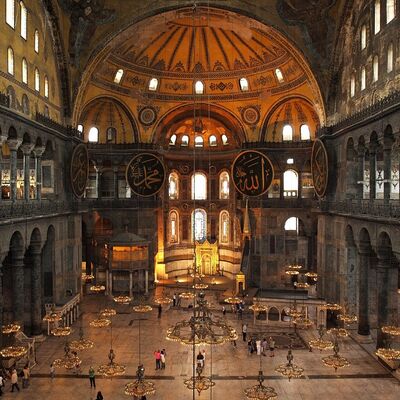 Istanbul - Hagia-Sophia, Innenansicht