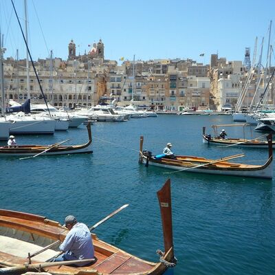 Malta - Hafen in Valletta